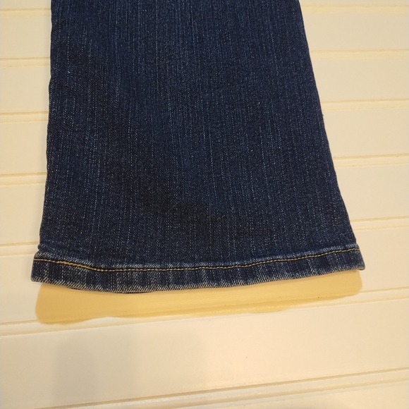 Riders by Lee Womens 16P Classic Fit Straight Leg Jeans Dark Wash Mid Rise - Picture 4 of 9